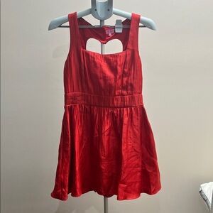 Miami Red Sleeveless Dress
